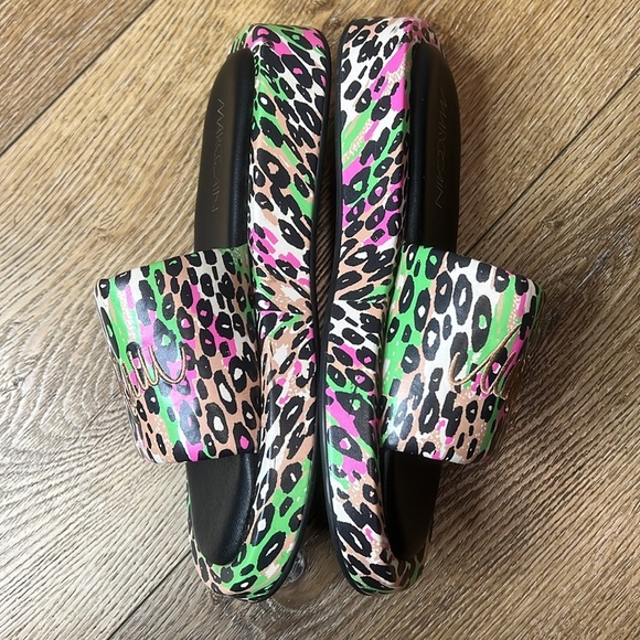 Marc Cain Animal Print Slides Size 38/7.5US - Picture 5 of 11